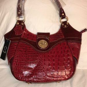 NWT Genuine Leather Red Purse